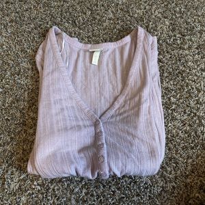 H&M purple cardigan